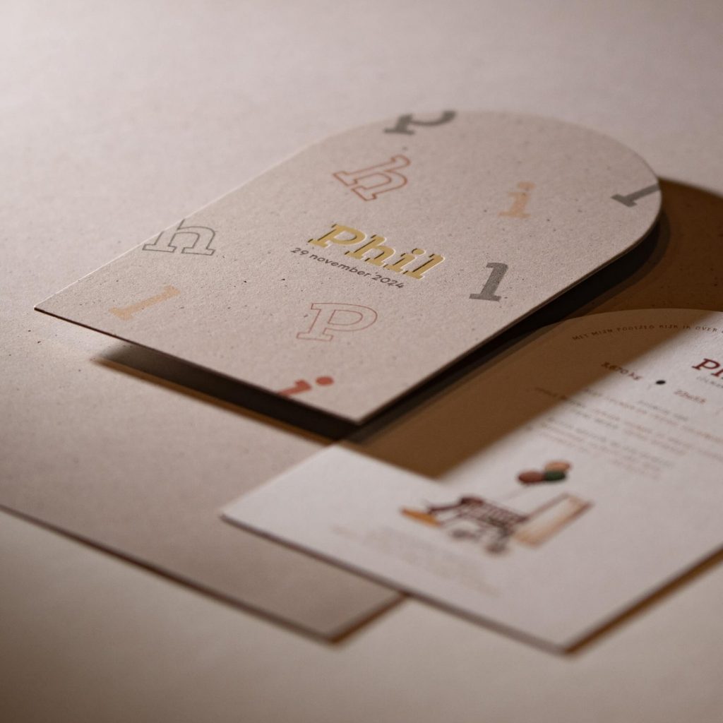 geboortekaart illustratie