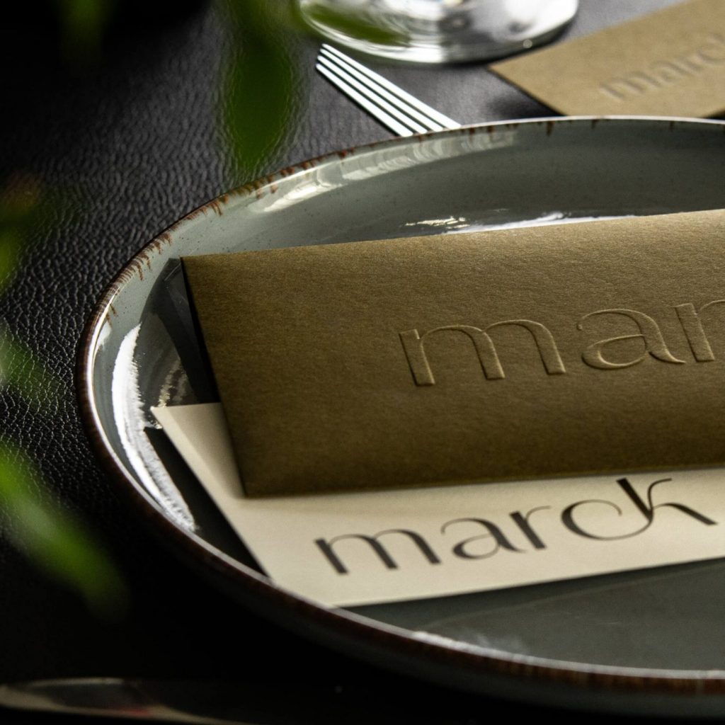 Zakelijk drukwerk restaurant marck